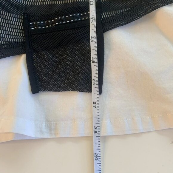 Dzhavael Couture Black & White Mesh Top - Picture 10 of 11